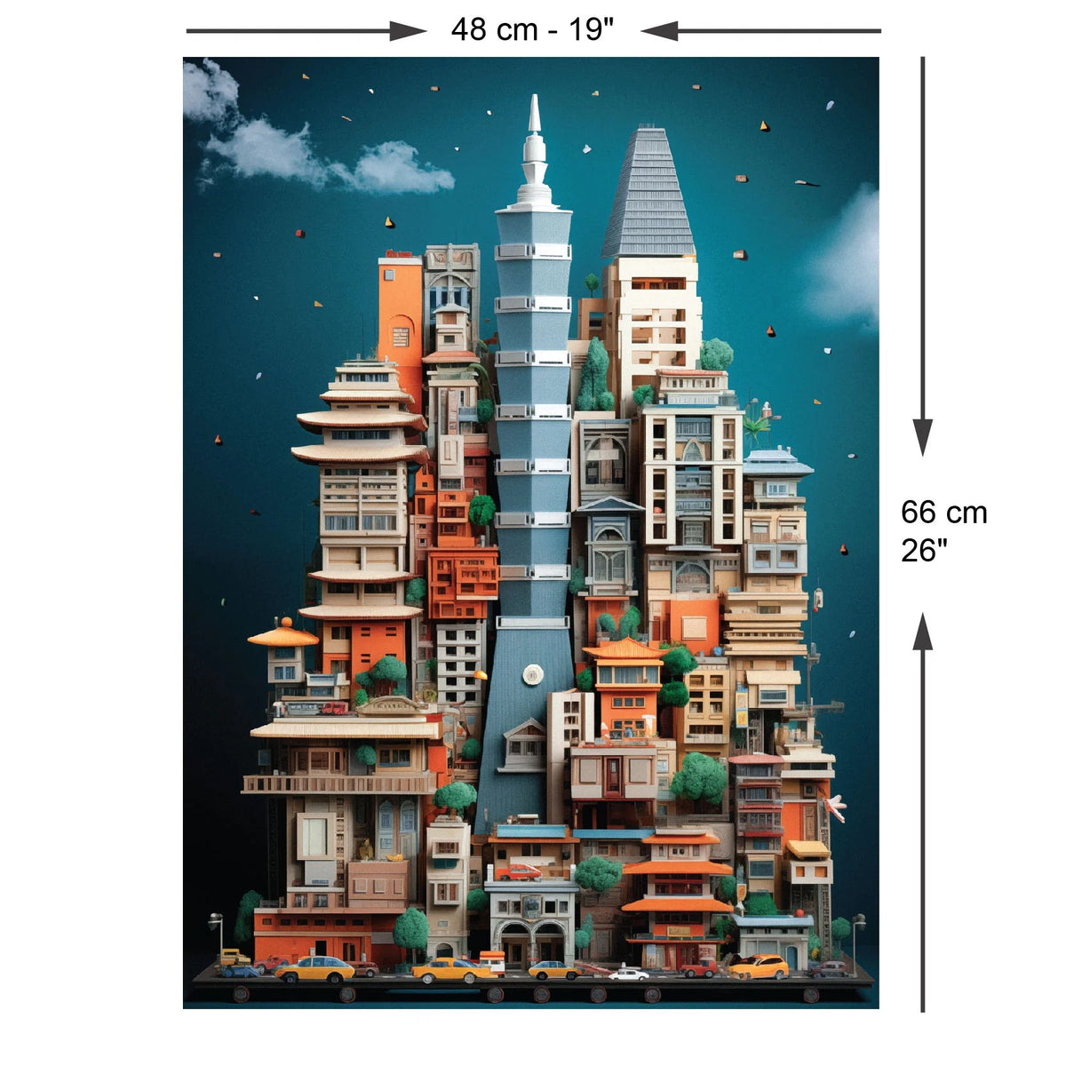 Taipei 1000 Piece Jigsaw Puzzle | Anatolian - Jigsaw Puzzles - The Puzzle Center