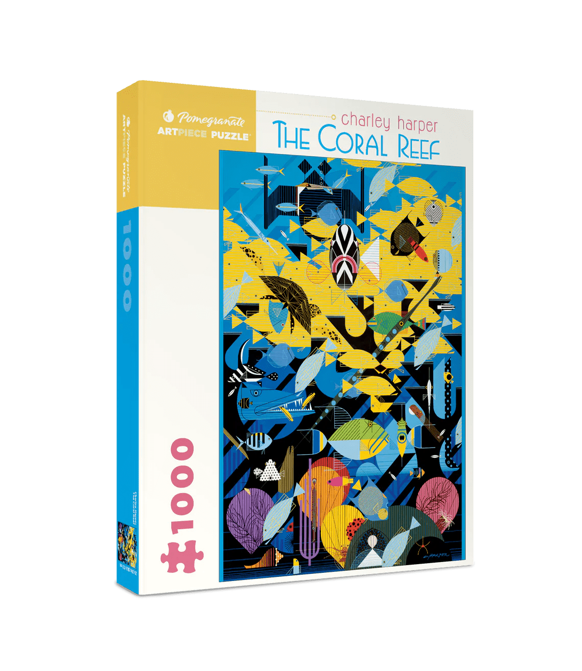 The Coral Reef 1000 - Piece Jigsaw Puzzle by Pomegranate - Charley Harper Art - Pomegranate - Jigsaw Puzzles - The Puzzle Center -