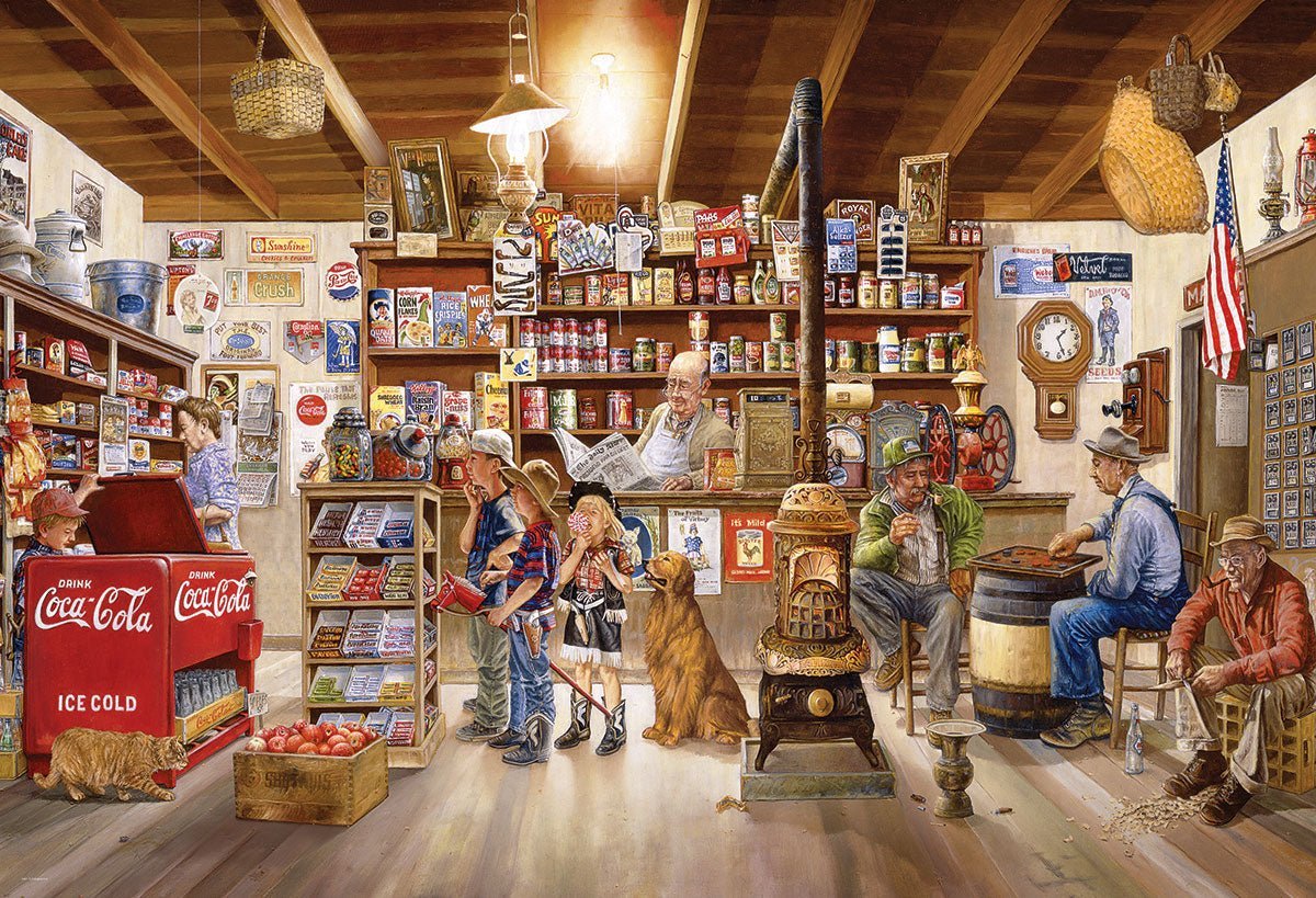 The General Store 2000 Piece Puzzle by Eurographics - Eurographics - Jigsaw Puzzles - The Puzzle Center -