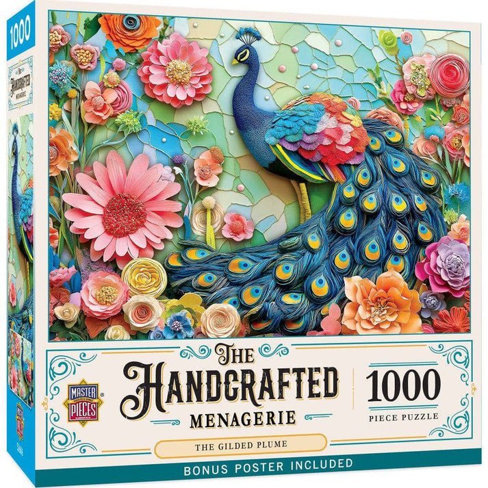 The Gilded Plume 1000 Piece Jigsaw Puzzle | Masterpieces - Jigsaw Puzzles - The Puzzle Center