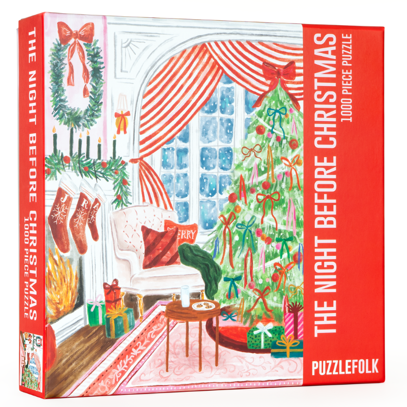 The Night Before Christmas 1000 Piece Jigsaw Puzzle | Puzzlefolk - Jigsaw Puzzle - The Puzzle Center