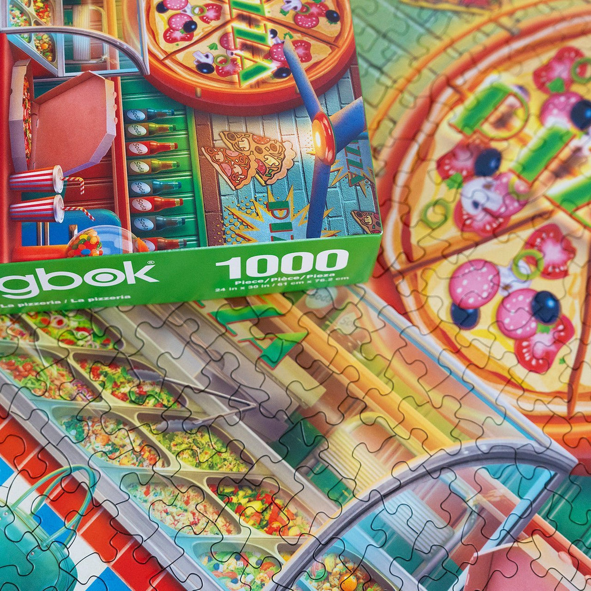 The Pizza Shop 1000 Piece Jigsaw Puzzle by Springbok Puzzles - Springbok Puzzles - Jigsaw Puzzles - The Puzzle Center -
