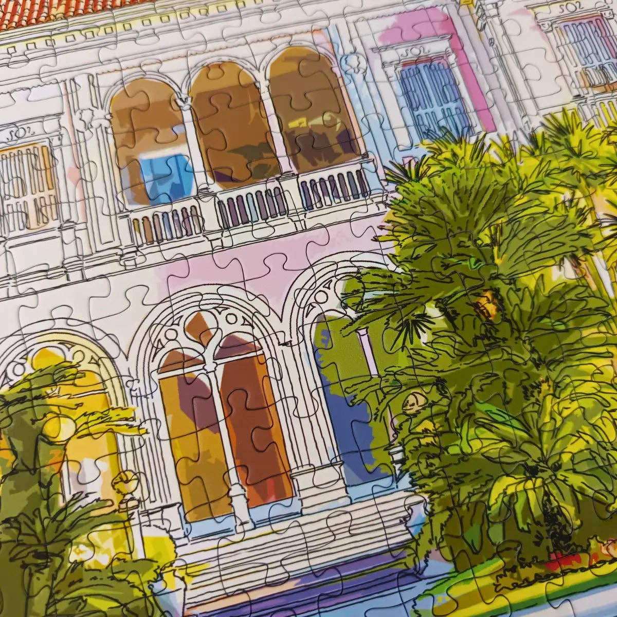 The Villa Ephrussi de Rothschild 1000 Piece Jigsaw Puzzle | Aparté - Jigsaw Puzzles - The Puzzle Center