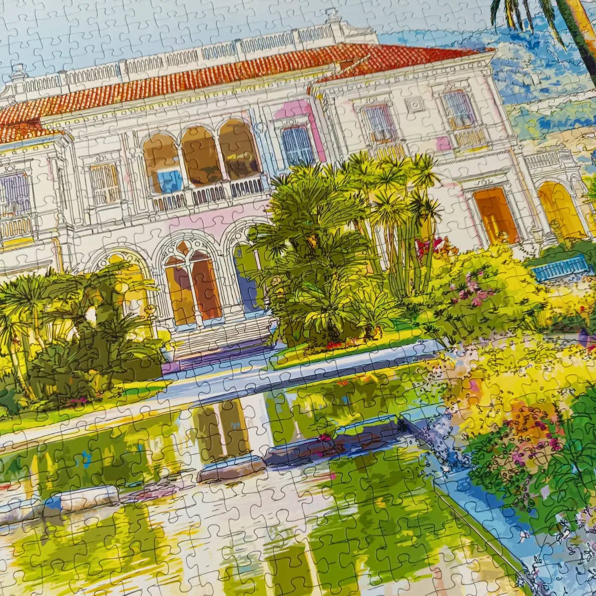 The Villa Ephrussi de Rothschild 1000 Piece Jigsaw Puzzle | Aparté - Jigsaw Puzzles - The Puzzle Center