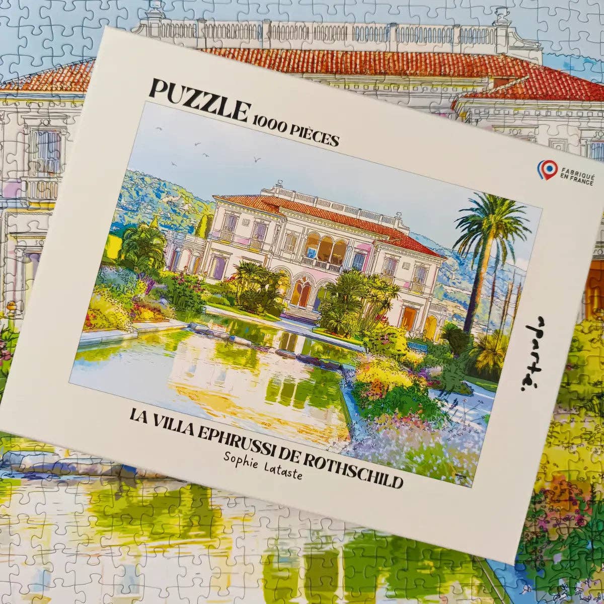 The Villa Ephrussi de Rothschild 1000 Piece Jigsaw Puzzle | Aparté - Jigsaw Puzzles - The Puzzle Center