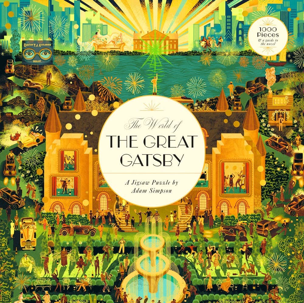 The World of The Great Gatsby 1000 Piece Puzzle by Laurence King Publishing - Laurence King Publishing - Jigsaw Puzzles - The Puzzle Center -