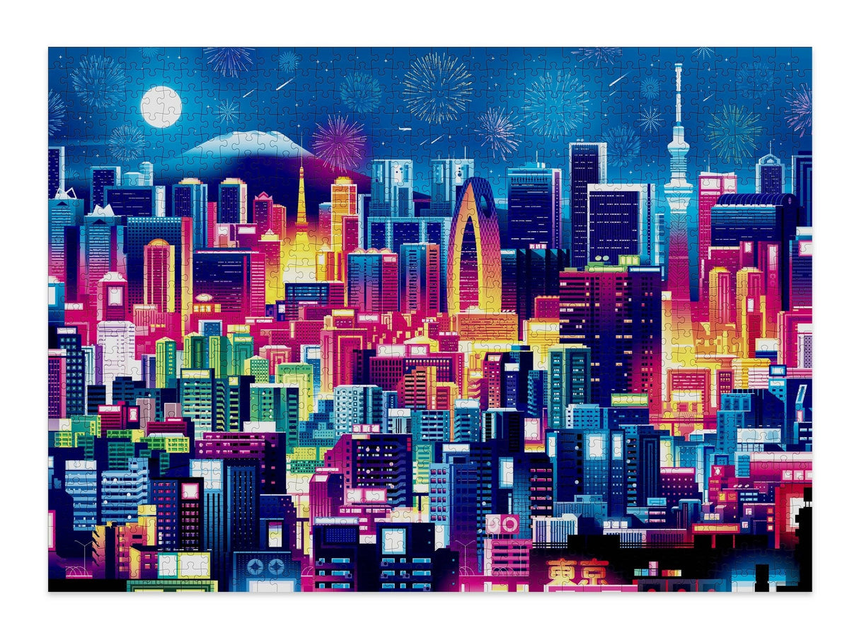Tokyo 1000 Piece Jigsaw Puzzle by Cloudberries - Cloudberries Jigsaw Puzzles - Jigsaw Puzzles - The Puzzle Center -