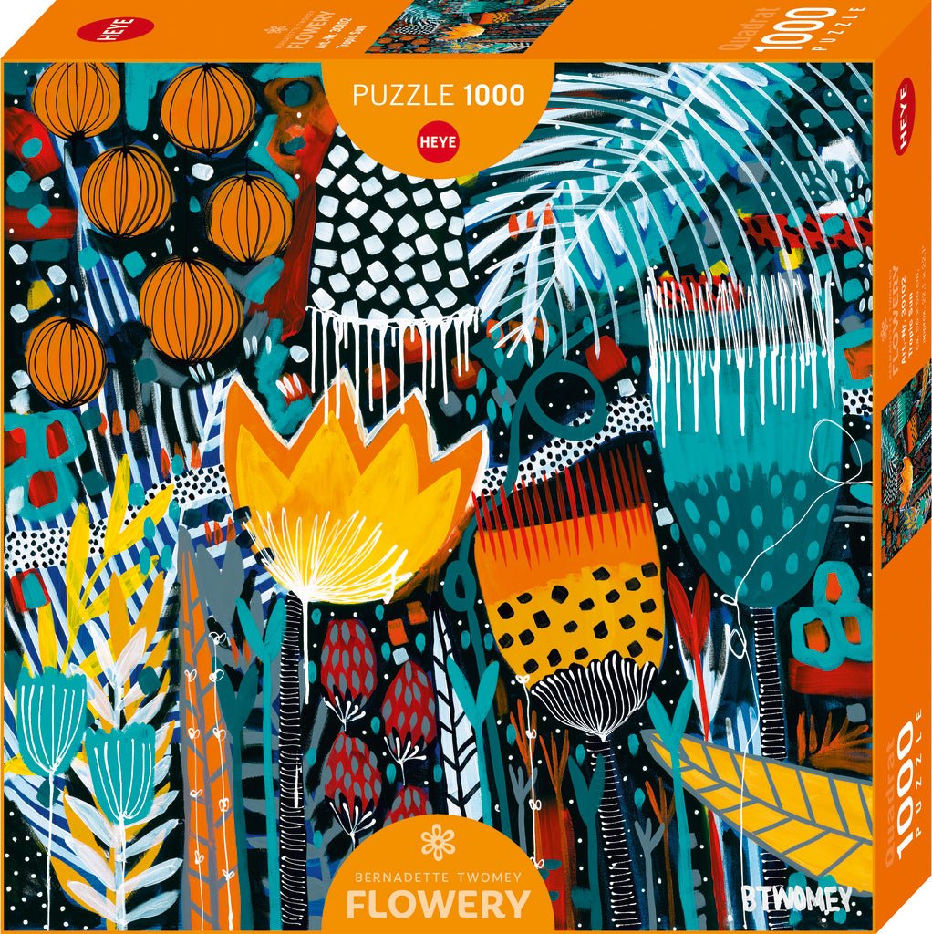 Tropic Sun Flowery 1000 Piece Jigsaw Puzzle | Heye - Jigsaw Puzzles - The Puzzle Center