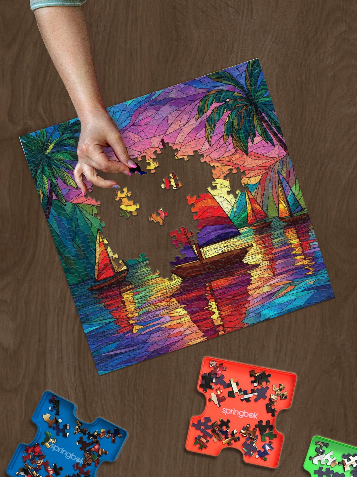Tropical Sailing 500 Piece Jigsaw Puzzle | Springbok Puzzles - Jigsaw Puzzles - The Puzzle Center