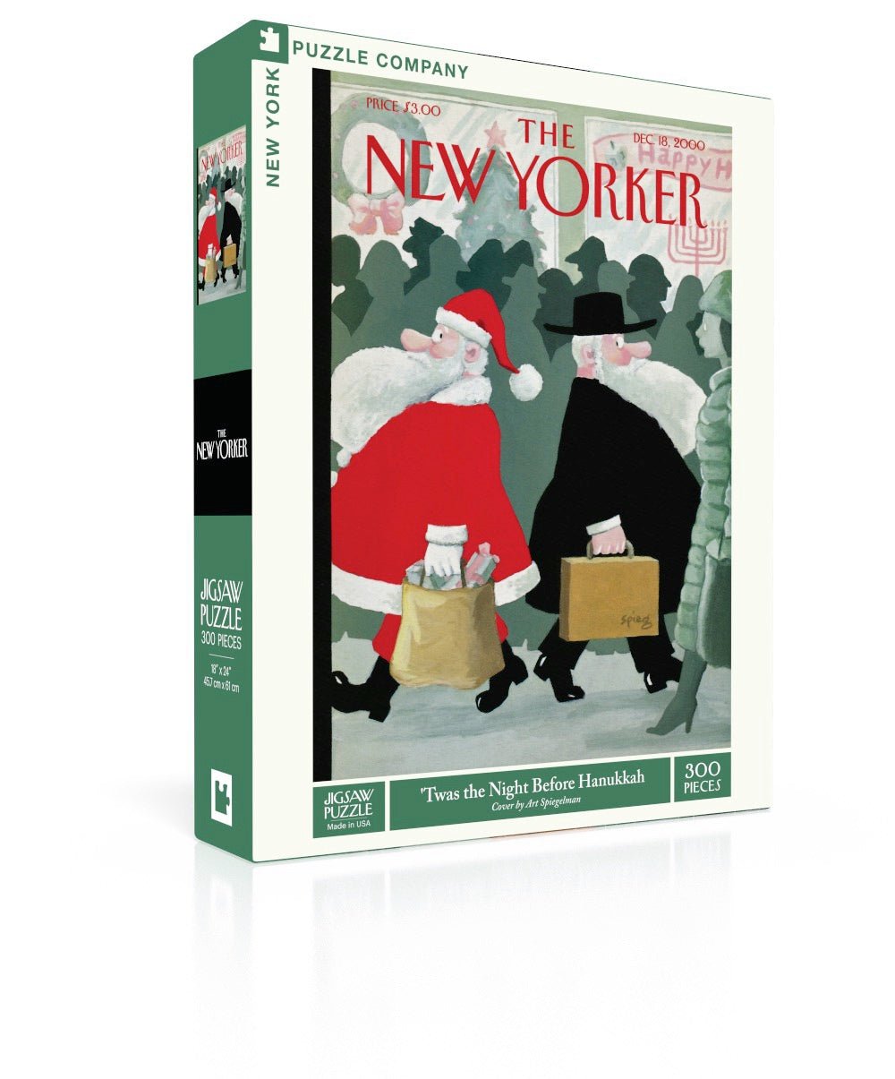 Twas the Night Before Hanukkah 300 Piece Jigsaw Puzzle | New York Puzzle Company - Jigsaw Puzzles - The Puzzle Center