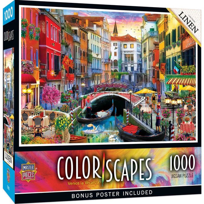 Venice la Vecanza 1000 Piece Jigsaw Puzzle | Masterpieces - Jigsaw Puzzles - The Puzzle Center