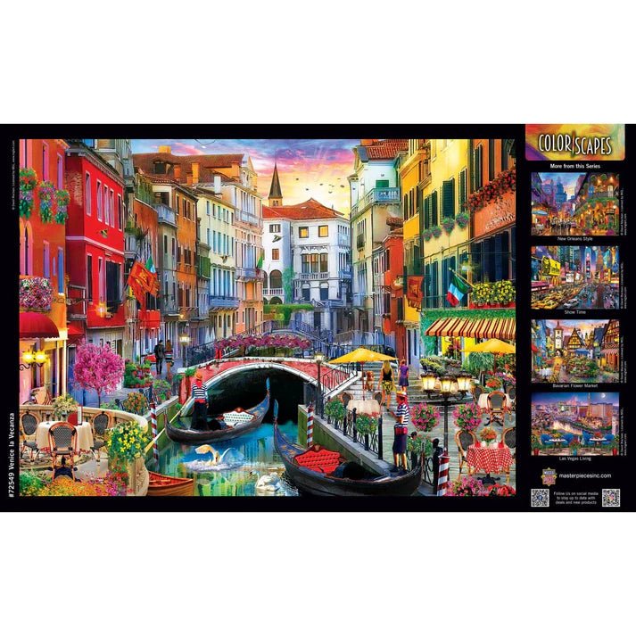 Venice la Vecanza 1000 Piece Jigsaw Puzzle | Masterpieces - Jigsaw Puzzles - The Puzzle Center