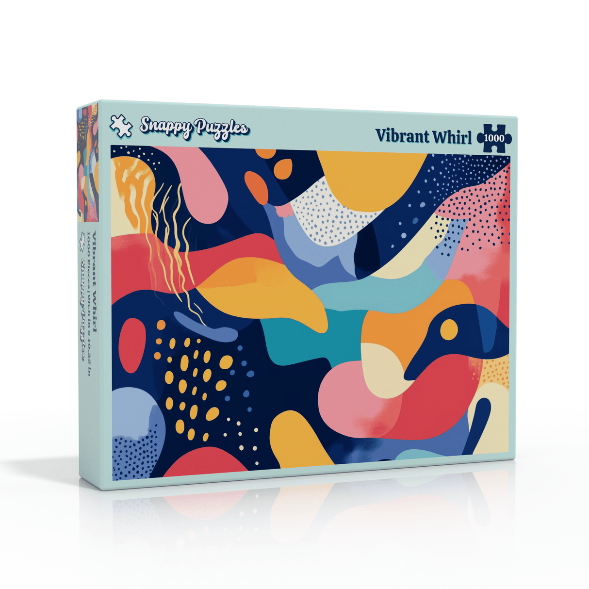 Vibrant Whirl 1000 Piece Jigsaw Puzzle | Snappy Puzzles - Jigsaw Puzzles - The Puzzle Center