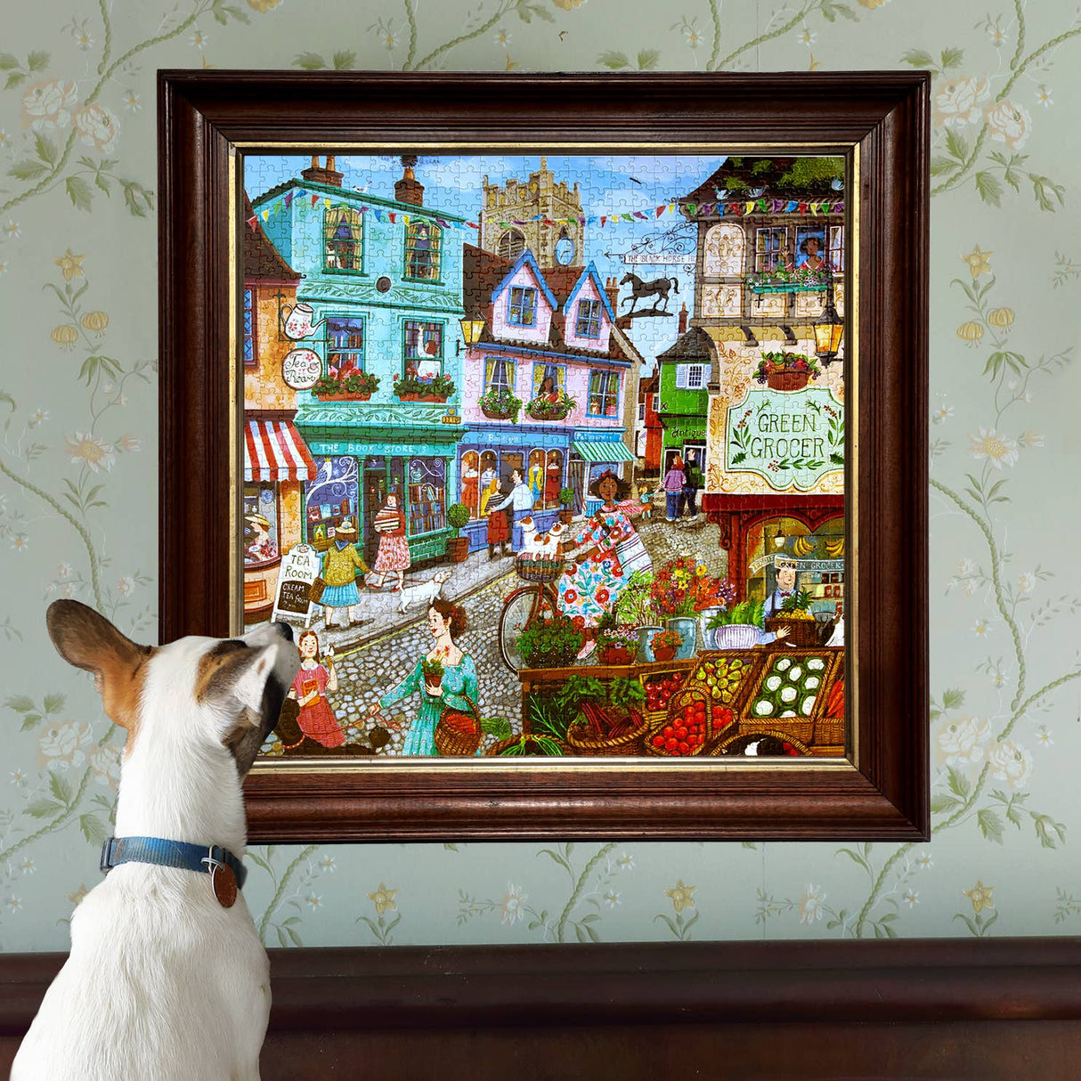 Village by the Sea 1000 Piece Jigsaw Puzzle | eeBoo - Jigsaw Puzzles - The Puzzle Center