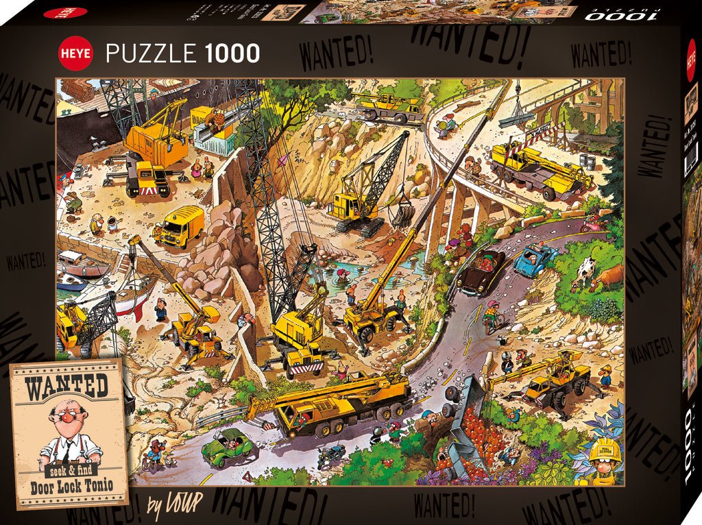 Wanted! Door Lock Tonio 1000 Piece Jigsaw Puzzle | Heye - Jigsaw Puzzles - The Puzzle Center
