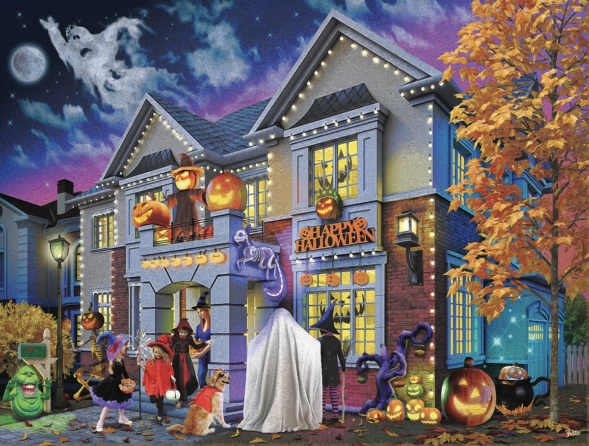 Where's the Halloween Party 500 Piece Jigsaw Puzzle | SunsOut - Jigsaw Puzzles - The Puzzle Center