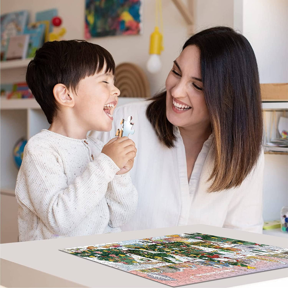 White Christmas 250 Piece Jigsaw Puzzle | Antelope Puzzles - Jigsaw Puzzles - The Puzzle Center