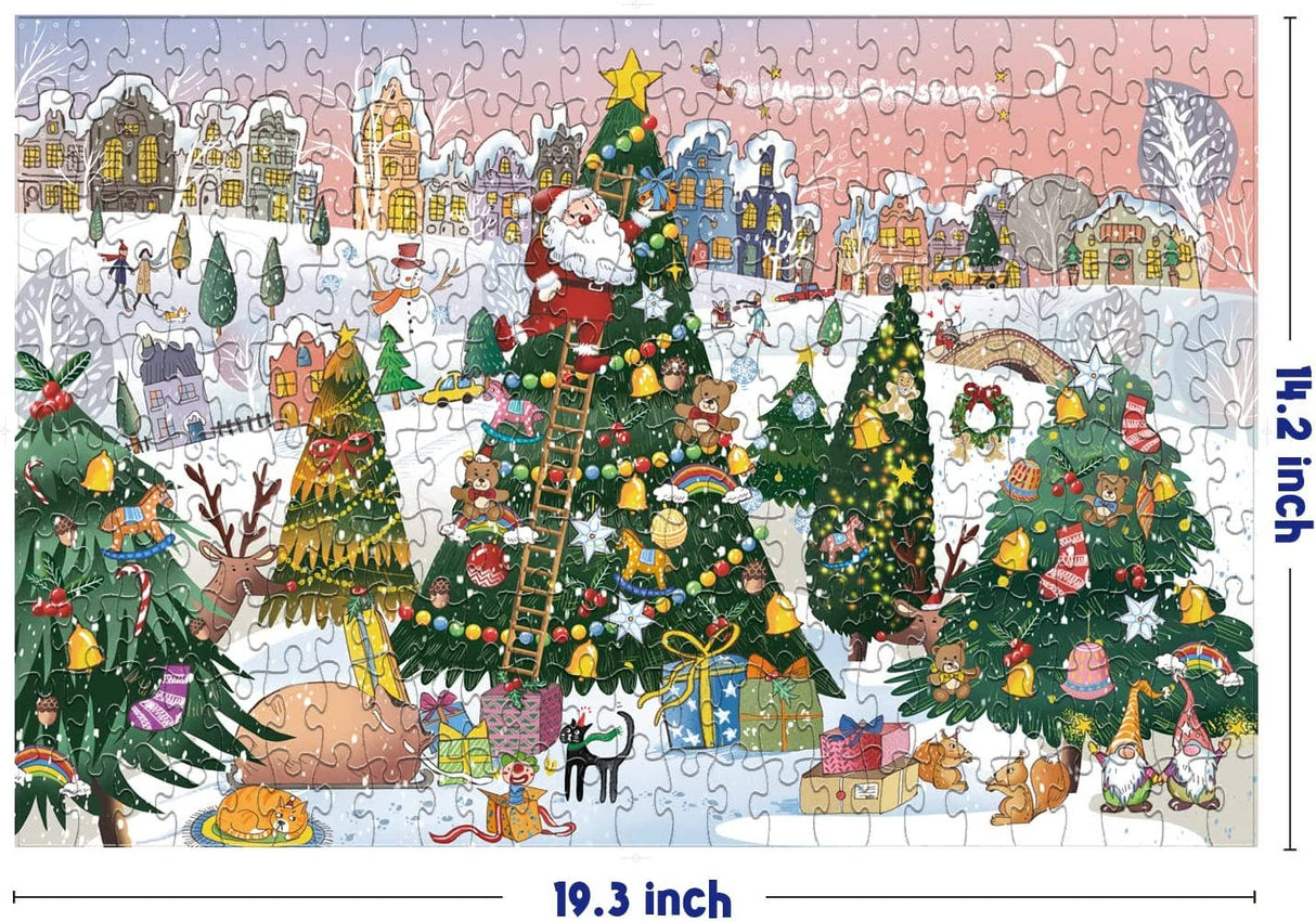White Christmas 250 Piece Jigsaw Puzzle | Antelope Puzzles - Jigsaw Puzzles - The Puzzle Center