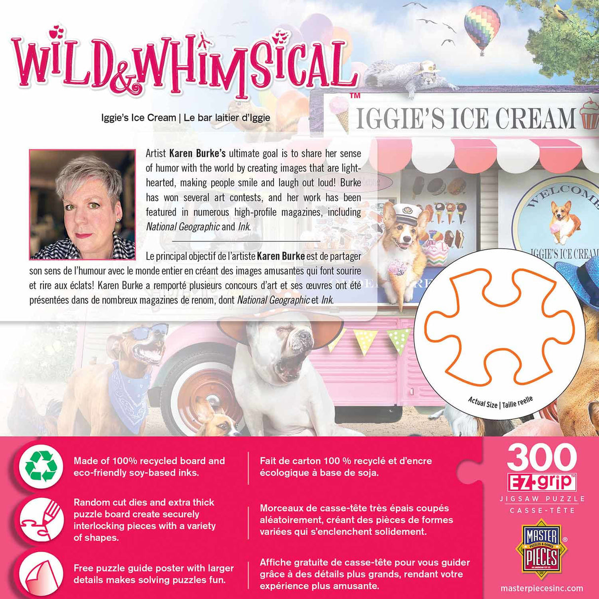 Wild & Whimsical Iggie's Ice Cream 300 Piece EZ Grip Jigsaw Puzzle | Masterpieces - Jigsaw Puzzles - The Puzzle Center