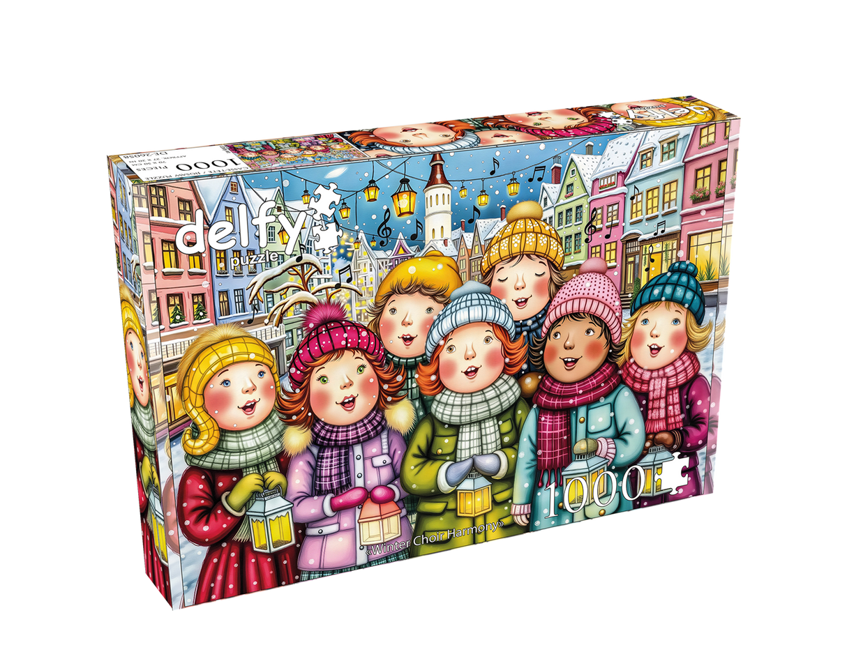 Winter Choir Harmony 1000 Piece Jigsaw Puzzle | Delfy - Jigsaw Puzzles - The Puzzle Center