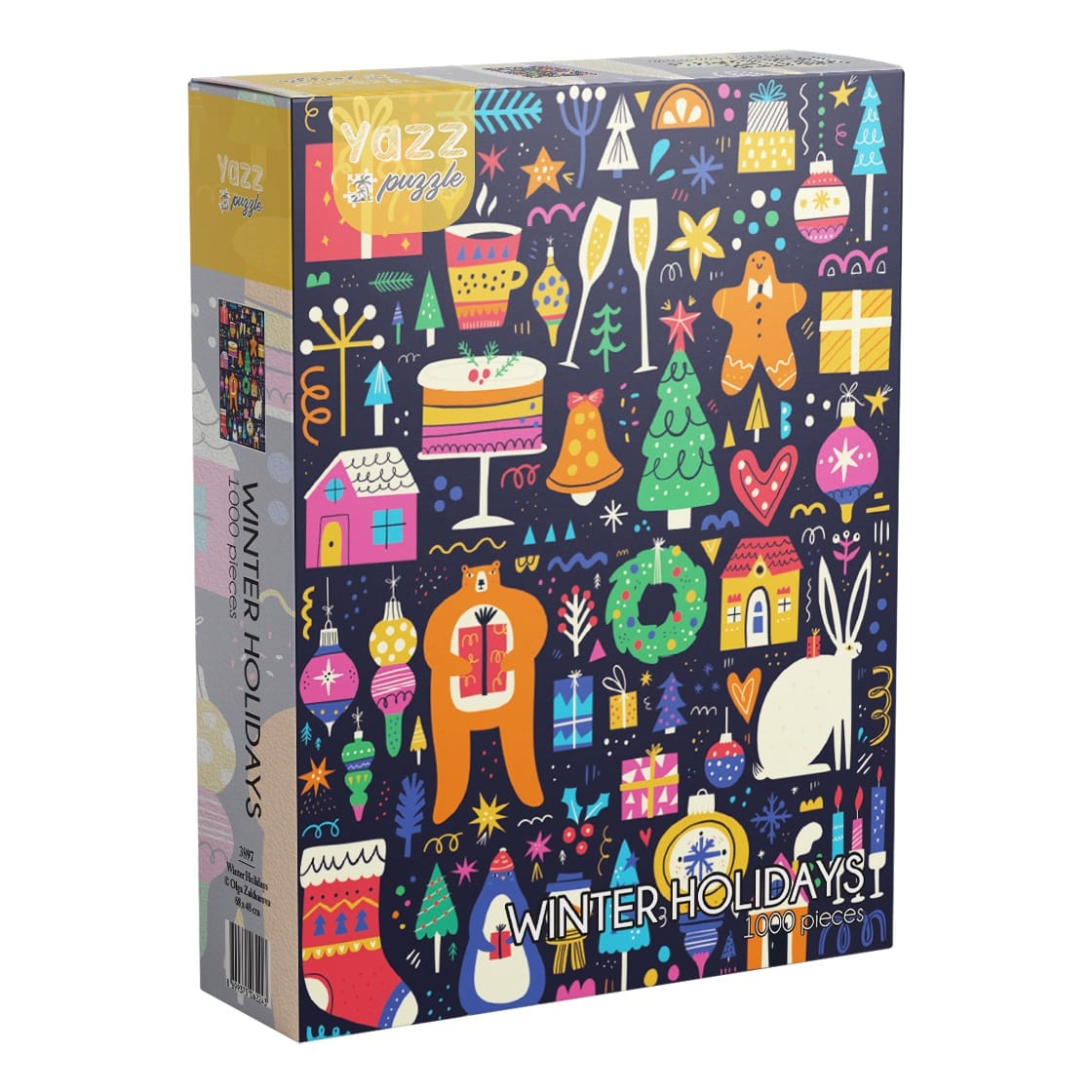 Winter Holidays 1000 Piece Jigsaw Puzzle | Yazz - Jigsaw Puzzles - The Puzzle Center