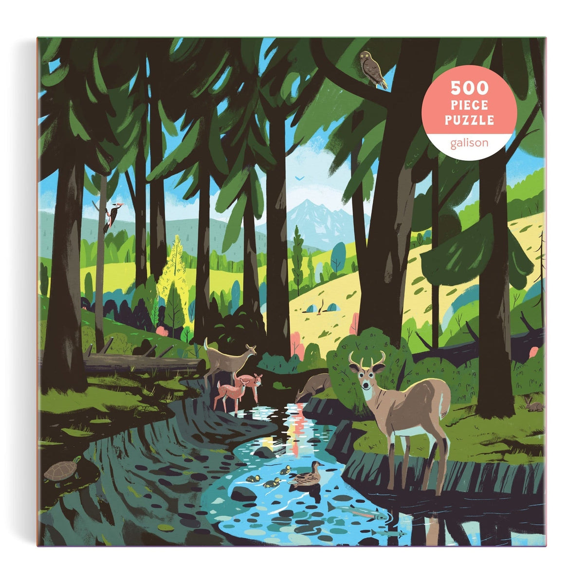 Woodland Pass 500 Piece Jigsaw Puzzle | Galison - Jigsaw Puzzles - The Puzzle Center