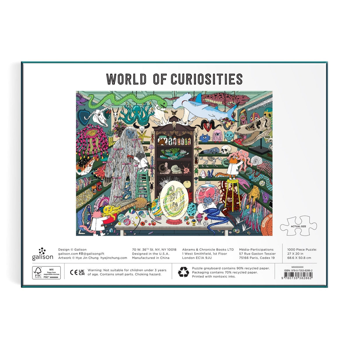 World of Curiosities 1000 Piece Jigsaw Puzzle | Galison - Jigsaw Puzzles - The Puzzle Center