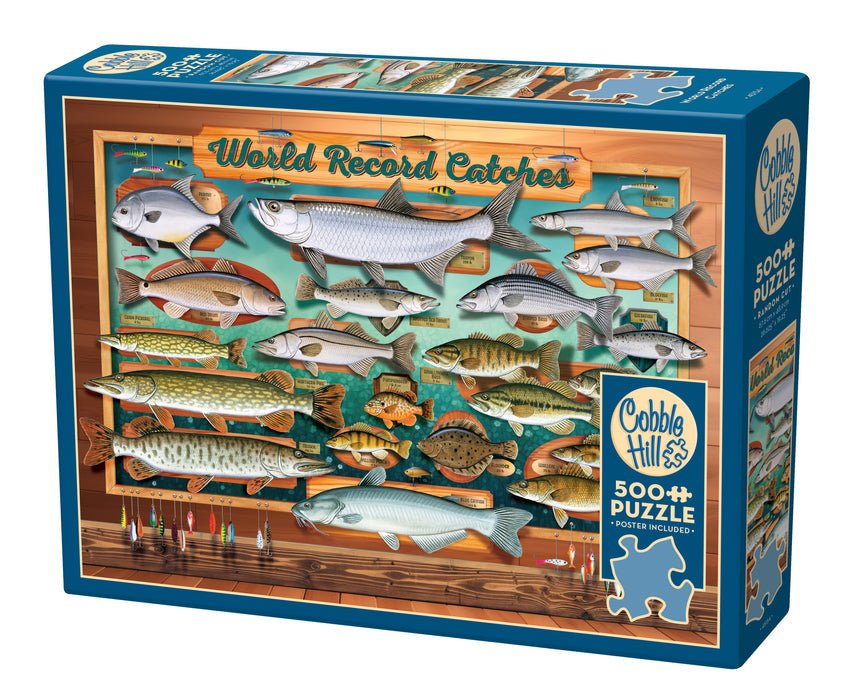 World Record Catches 500 Piece Jigsaw Puzzle | Cobble Hill - Jigsaw Puzzles - The Puzzle Center