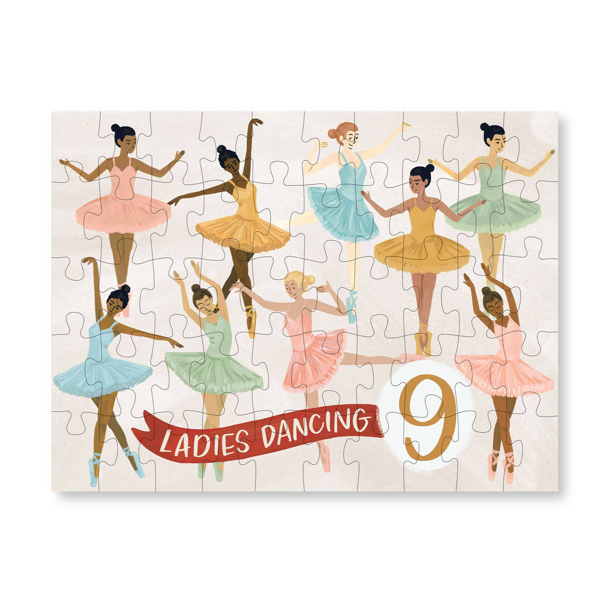 12 Days of Christmas Mini Jigsaw Puzzle Set, 50 Pieces Each | 1Canoe2 - Jigsaw Puzzles - The Puzzle Center
