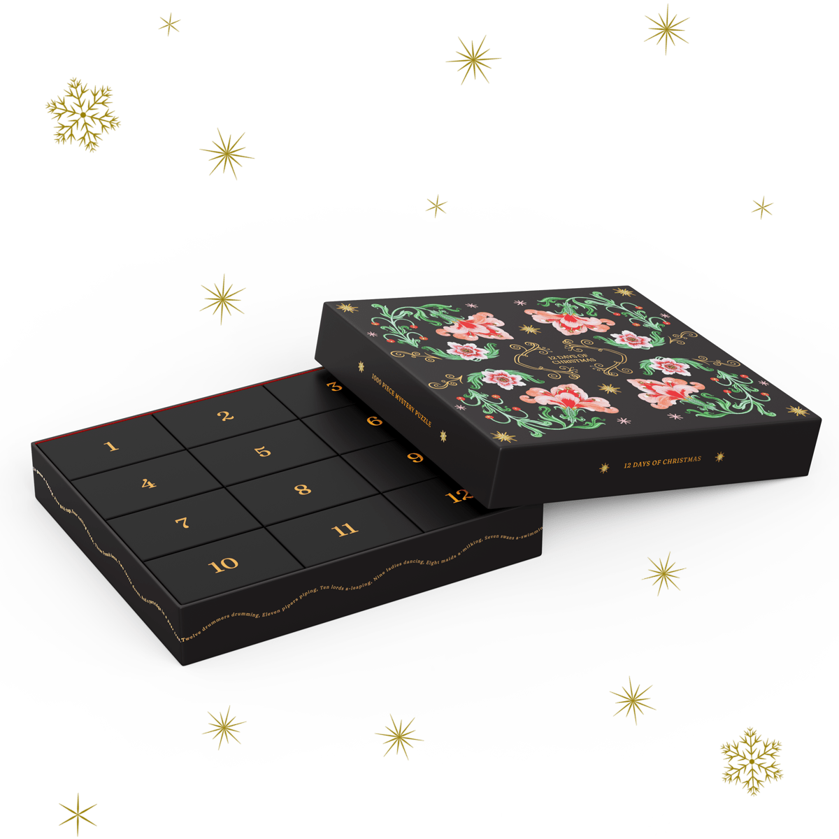 12 Days of Christmas Mystery Puzzle puzzle box by Cloudberries