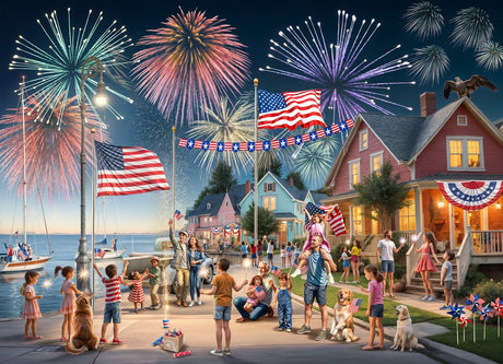 4th of July 1000 Piece Jigsaw Puzzle | Vermont Christmas Co - Jigsaw Puzzles - The Puzzle Center