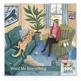 Woof Me Everything Mini 100 Piece Jigsaw Puzzle | New York Puzzle Company