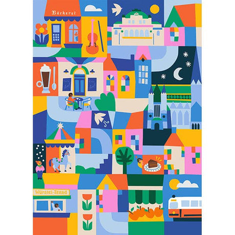 A Day in Vienna 500 Piece Jigsaw Puzzle | Holiyay - Jigsaw Puzzles - The Puzzle Center