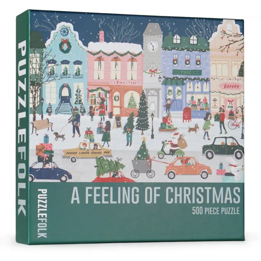 A Feeling of Christmas 500 Piece Jigsaw Puzzle | Puzzlefolk - Jigsaw Puzzle - The Puzzle Center