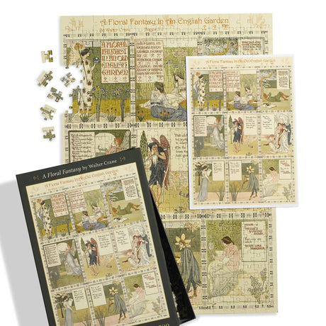 A Floral Fantasy 500 Piece Jigsaw Puzzle | Art & Fable - Jigsaw Puzzles - The Puzzle Center