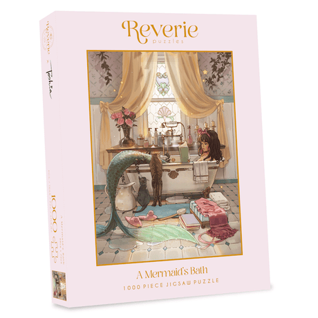 A Mermaid's Bath 1000 Piece Jigsaw Puzzle | Reverie Puzzles - Jigsaw Puzzles - The Puzzle Center