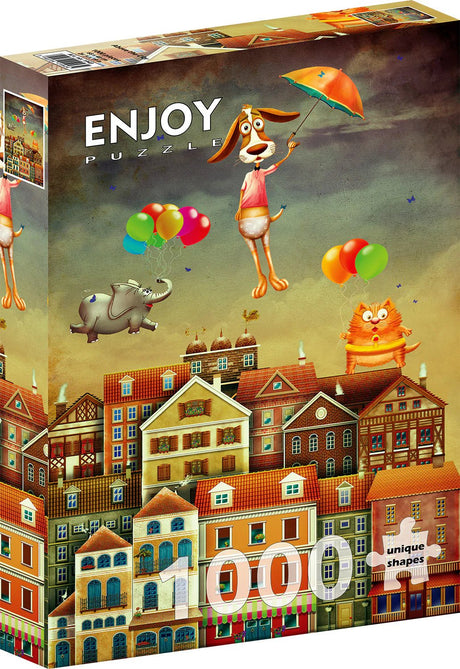 Above the City 1000 Piece Jigsaw Puzzle | Enjoy Puzzles - Jigsaw Puzzles - The Puzzle Center