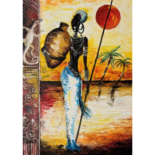 African Woman 1000 Piece Jigsaw Puzzle by Magnolia - Magnolia - Jigsaw Puzzles - The Puzzle Center