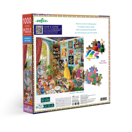 Alchemist's Art Studio 1000 Piece Jigsaw Puzzle | eeBoo - Jigsaw Puzzles - The Puzzle Center