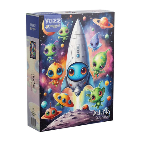 Aliens 1000 Piece Jigsaw Puzzle | Yazz - Jigsaw Puzzles - The Puzzle Center