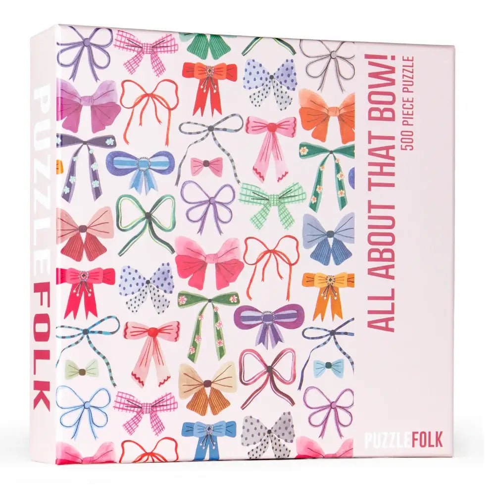 All About that Bow! 500 Piece Jigsaw Puzzle | Puzzlefolk - Jigsaw Puzzles - The Puzzle Center