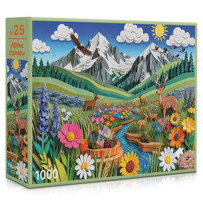 Alpine Meadow 1000 Piece Jigsaw Puzzle | Final Piece Puzzles - Jigsaw Puzzles - The Puzzle Center