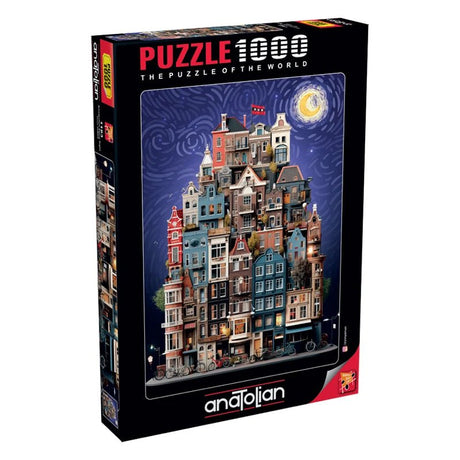 Amsterdam Starry Night 1000 Piece Jigsaw Puzzle | Anatolian - Jigsaw Puzzles - The Puzzle Center