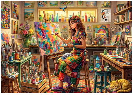An Artist's Paradise 1000 Piece Jigsaw Puzzle | Magnolia - Jigsaw Puzzles - The Puzzle Center