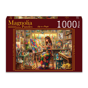 An Artist's Paradise 1000 Piece Jigsaw Puzzle | Magnolia - Jigsaw Puzzles - The Puzzle Center