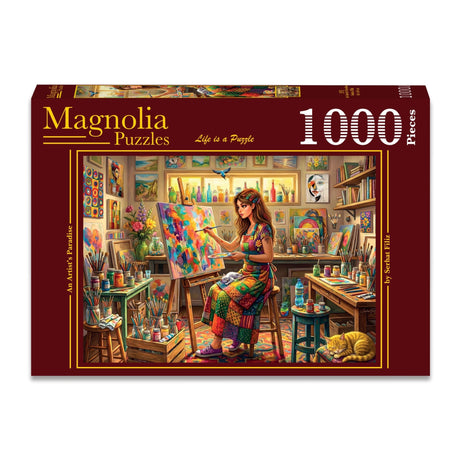 An Artist's Paradise 1000 Piece Jigsaw Puzzle | Magnolia - Jigsaw Puzzles - The Puzzle Center