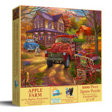 Apple Farm 1000 Piece Jigsaw Puzzle by SunsOut Puzzles - Nostalgic Countryside Charm - SunsOut - Jigsaw Puzzles - The Puzzle Center - 