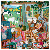 Artist's Cottage 1000 Piece Jigsaw Puzzle | eeBoo - Jigsaw Puzzles - The Puzzle Center