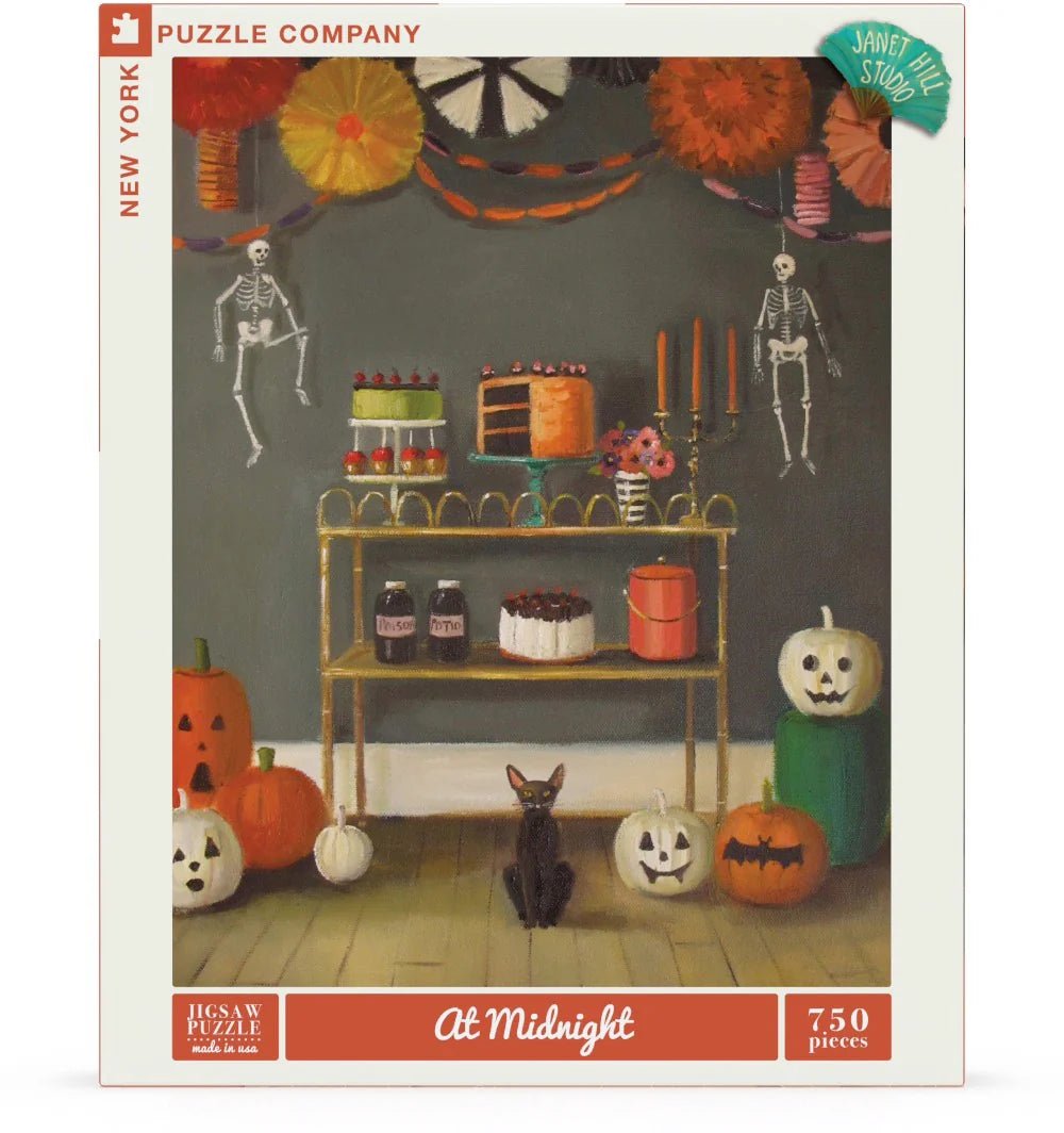 At Midnight 750 Piece Jigsaw Puzzle | New York Puzzle Company - Jigsaw Puzzles - The Puzzle Center