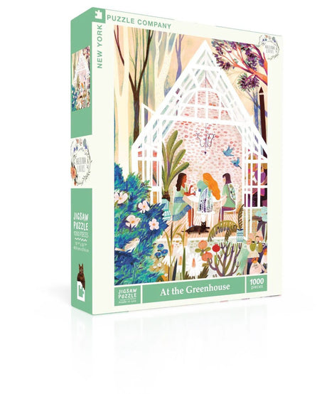 At the Greenhouse 1000 Piece Jigsaw Puzzle | New York Puzzle Company - Jigsaw Puzzles - The Puzzle Center